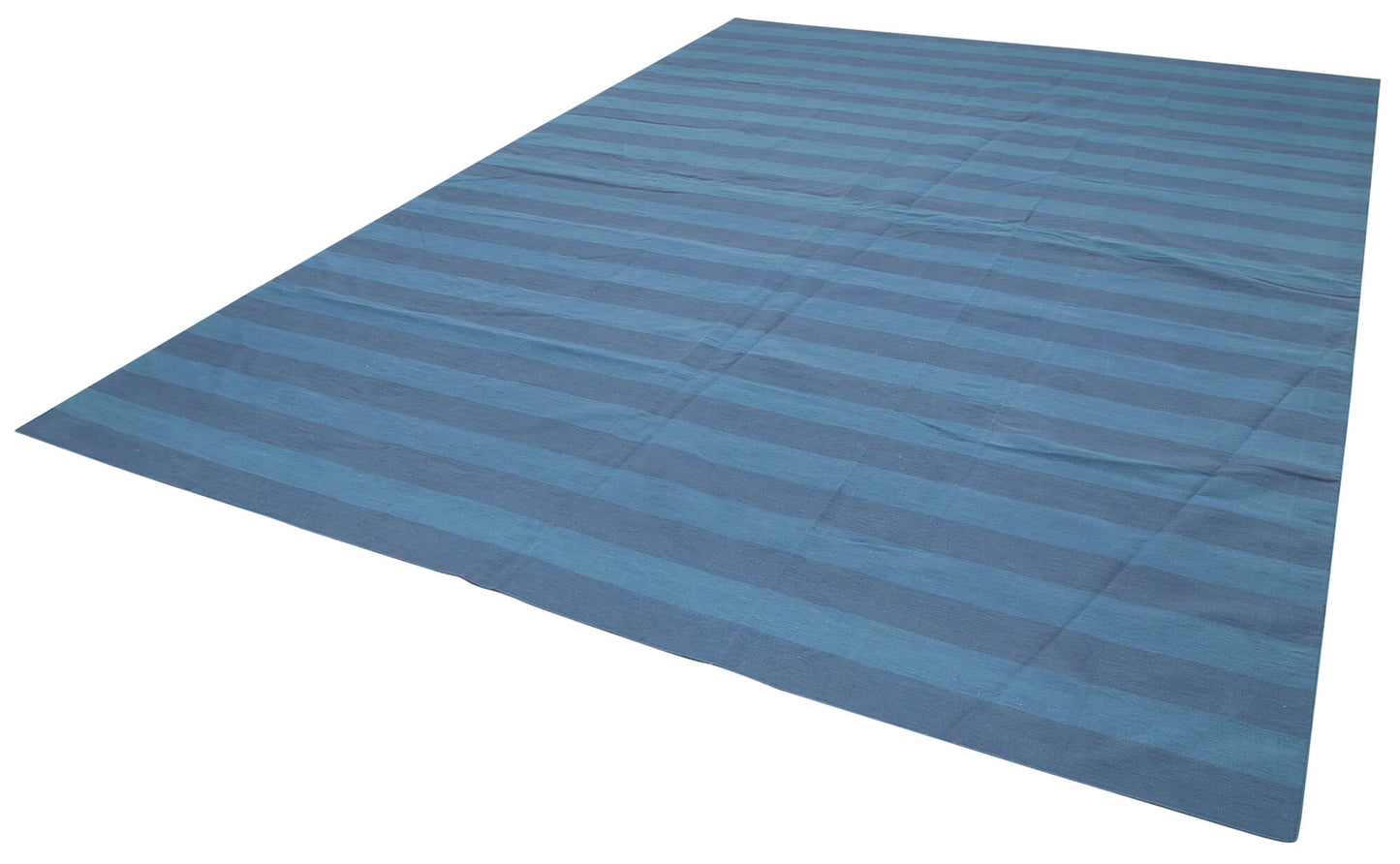 9x12 Blue Dhurrie Rug - 32676