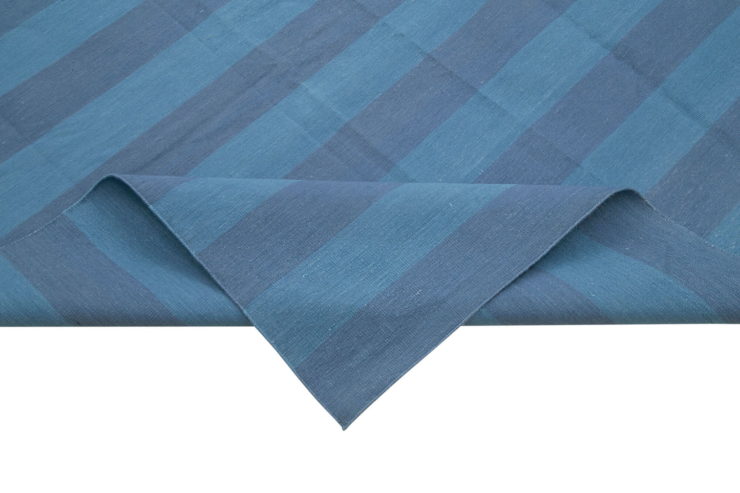 9x12 Blue Dhurrie Rug - 32676