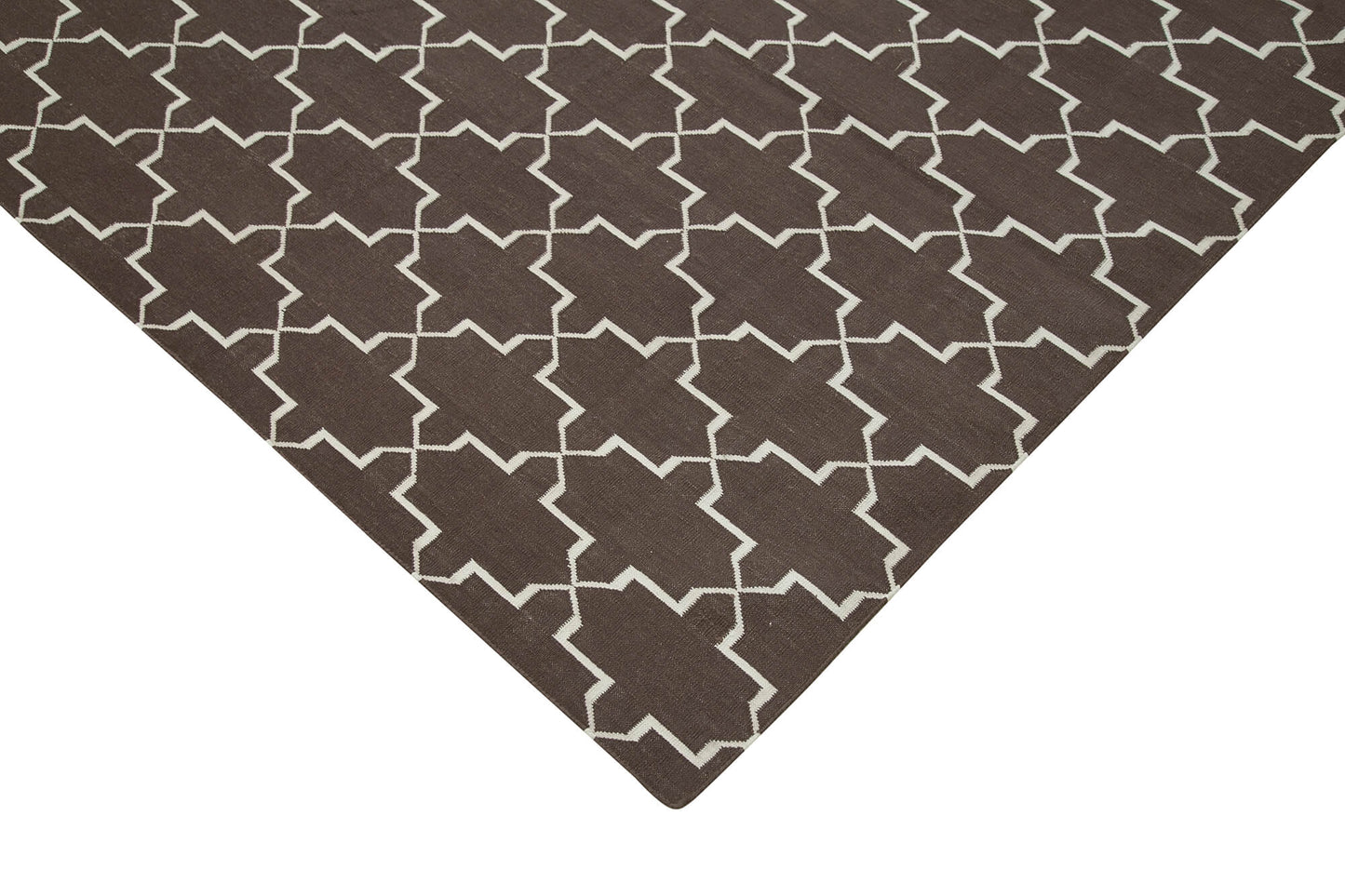 9x12 Brown Dhurrie Rug - 32678