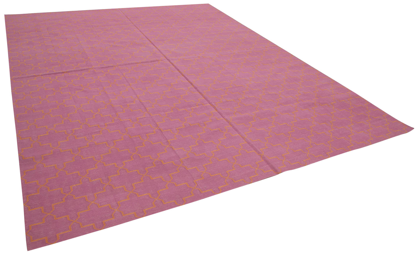 9x12 Pink Dhurrie Rug - 32685