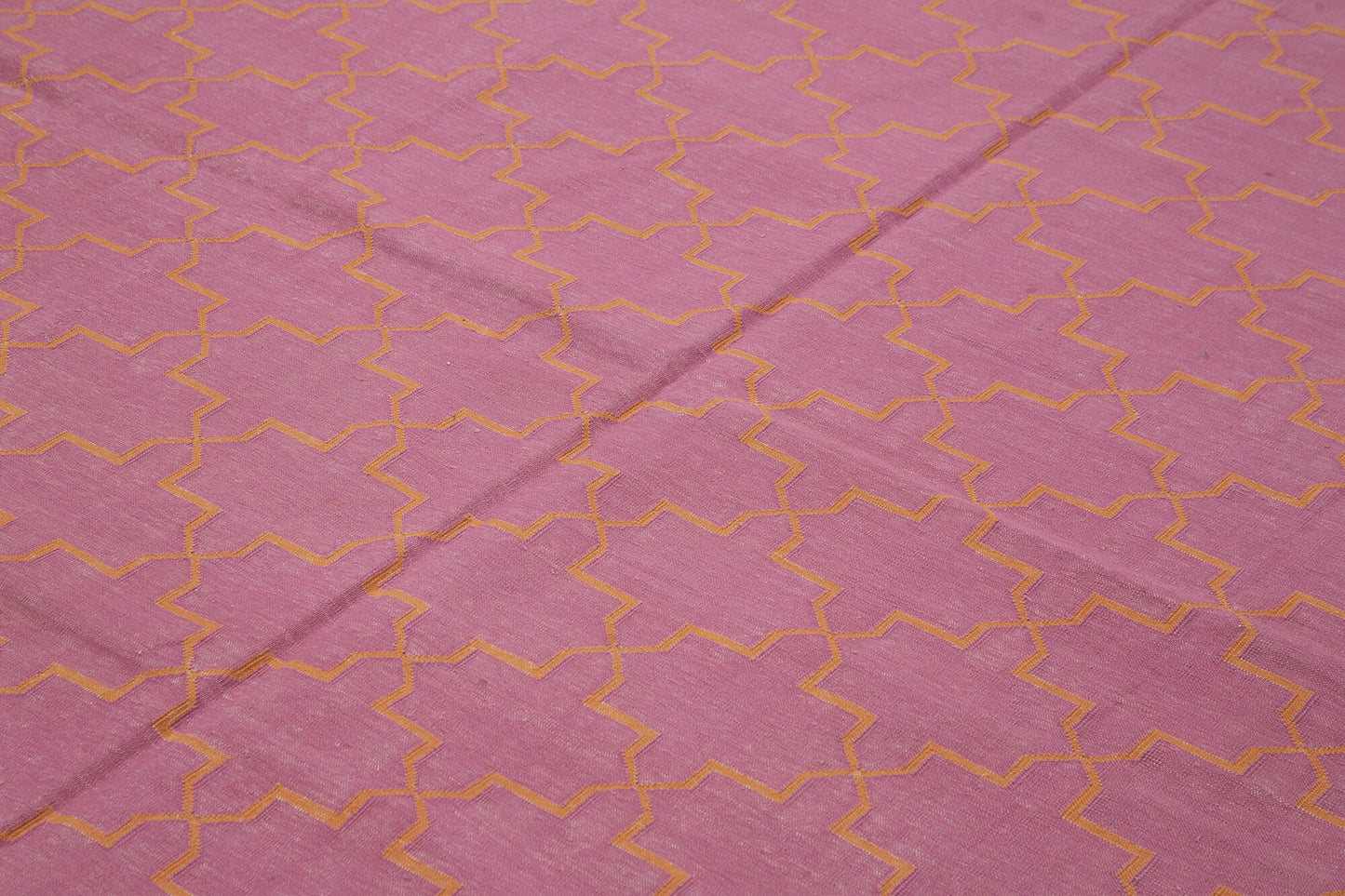 9x12 Pink Dhurrie Rug - 32685