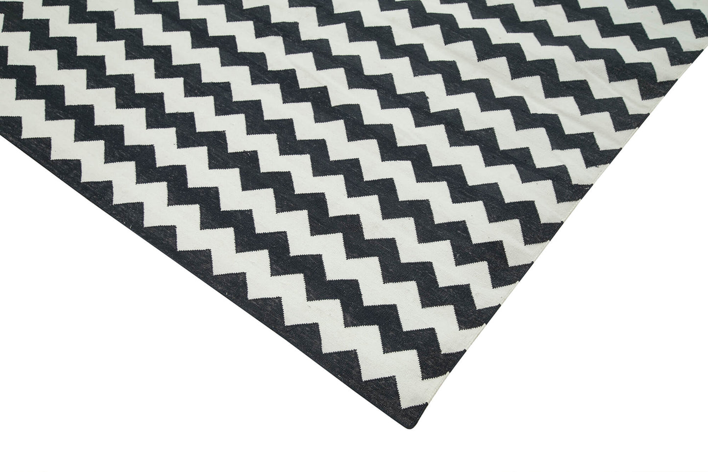 9x12 Black Dhurrie Rug - 32686