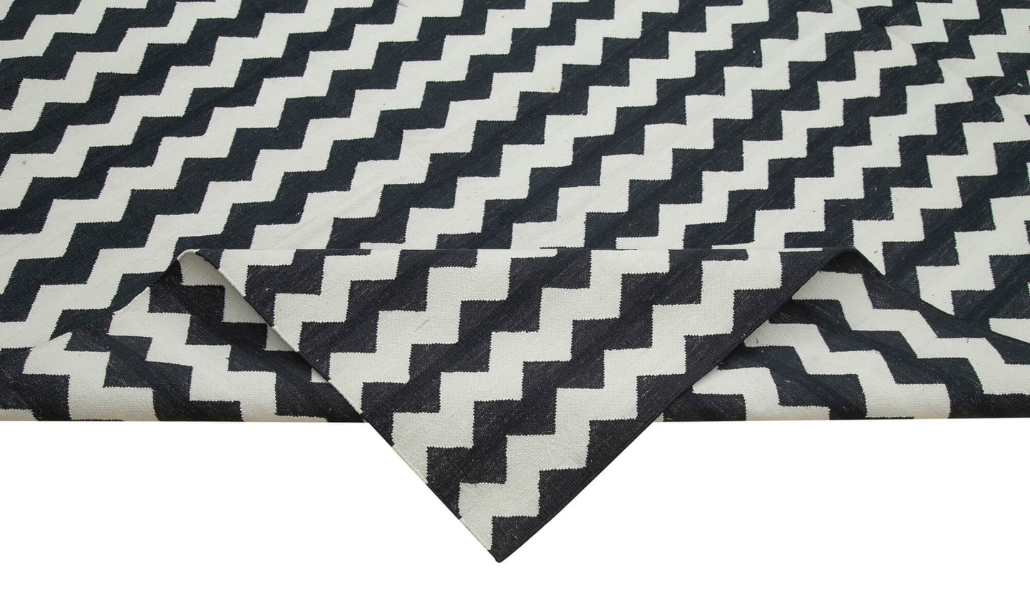 9x12 Black Dhurrie Rug - 32686