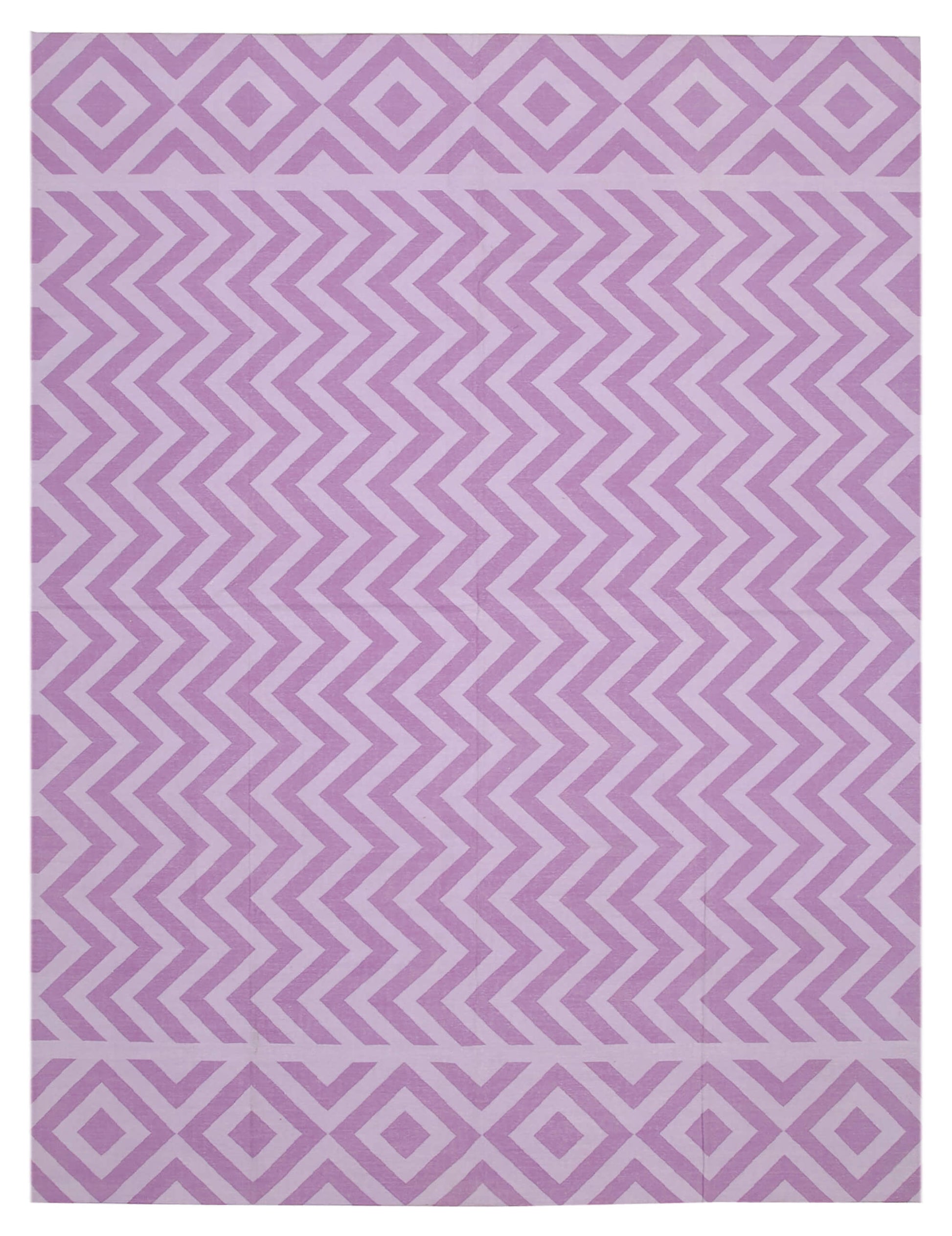 9x12 Purple Dhurrie Rug - 32690