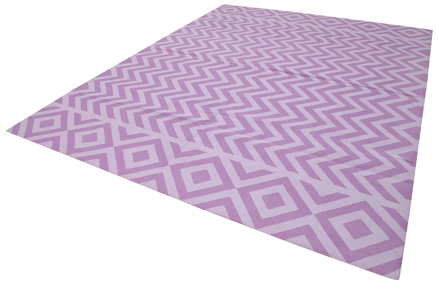 9x12 Purple Dhurrie Rug - 32690