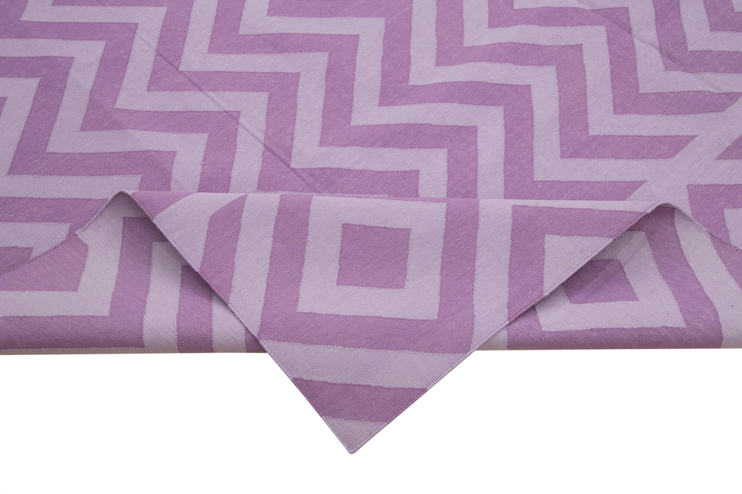 9x12 Purple Dhurrie Rug - 32690