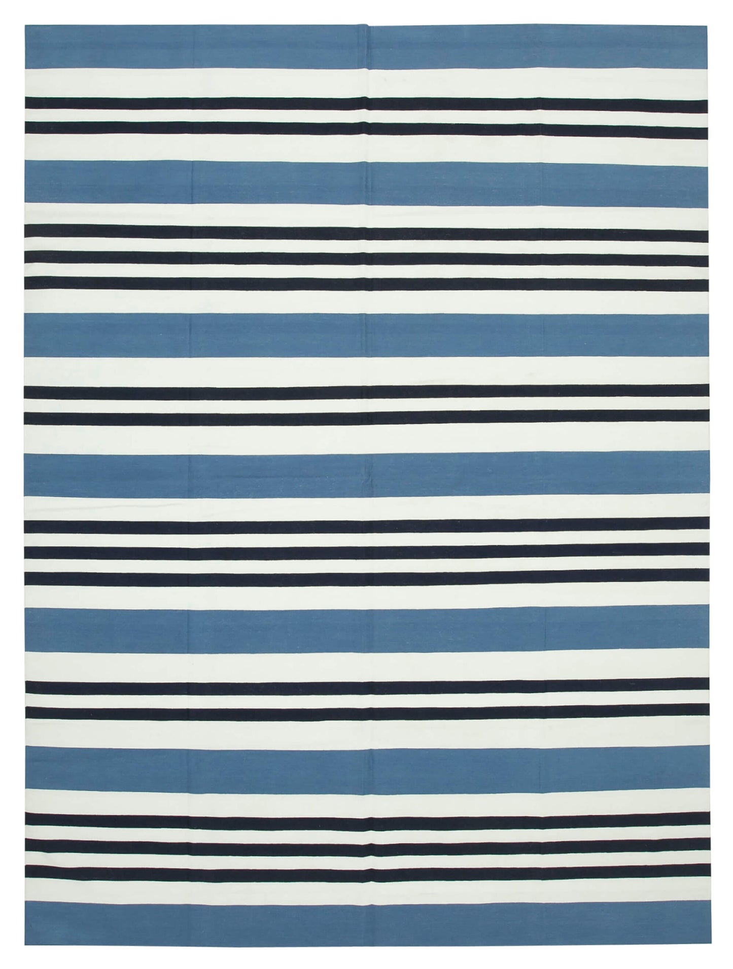 9x12 Blue Dhurrie Rug - 32692