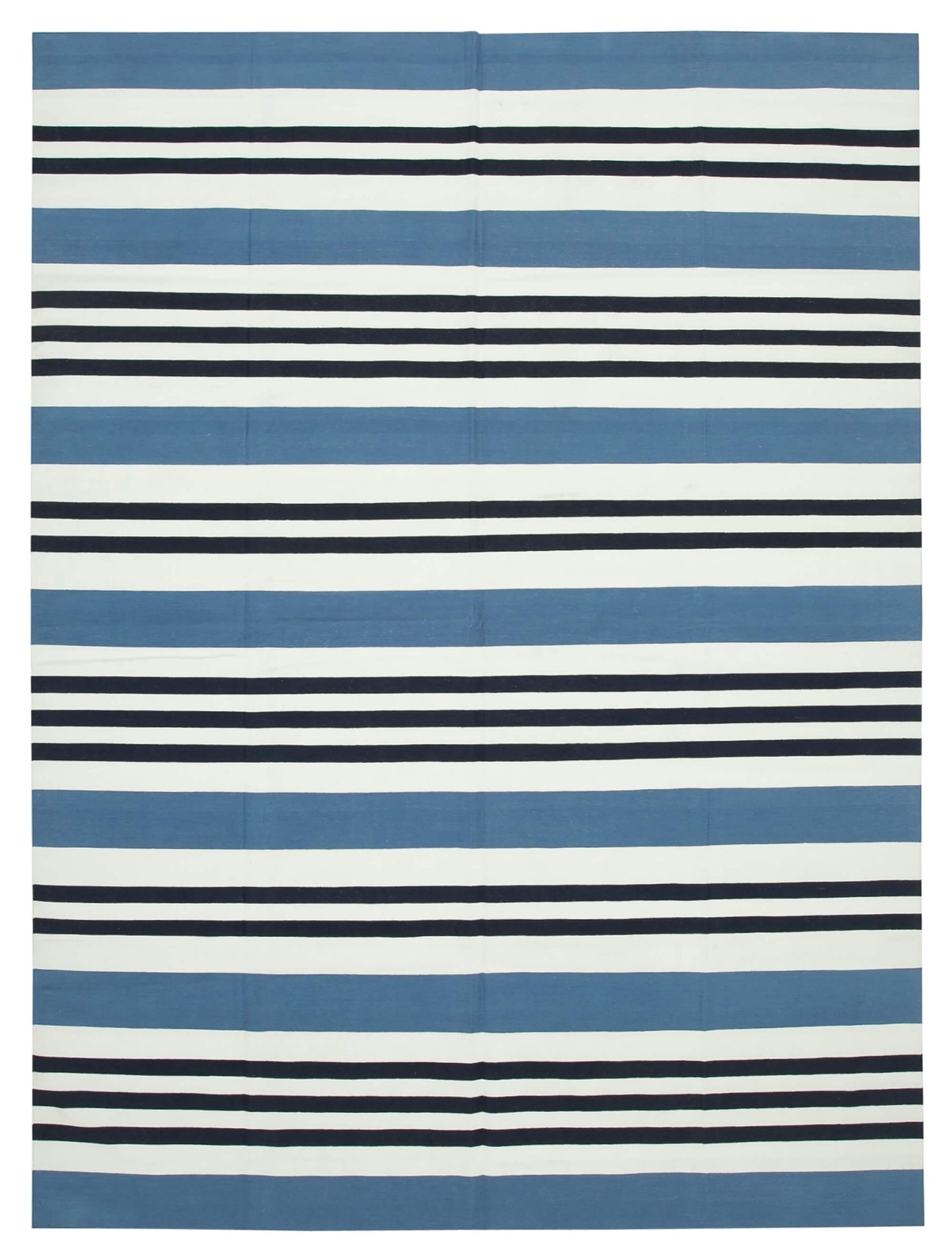 9x12 Blue Dhurrie Rug - 32692