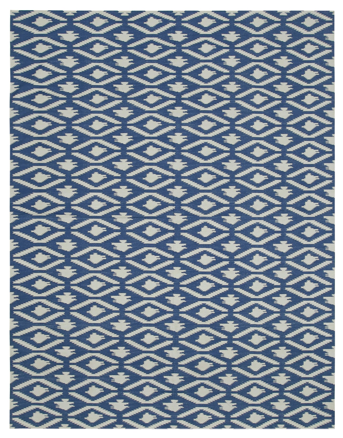 9x12 Blue Dhurrie Rug - 32694