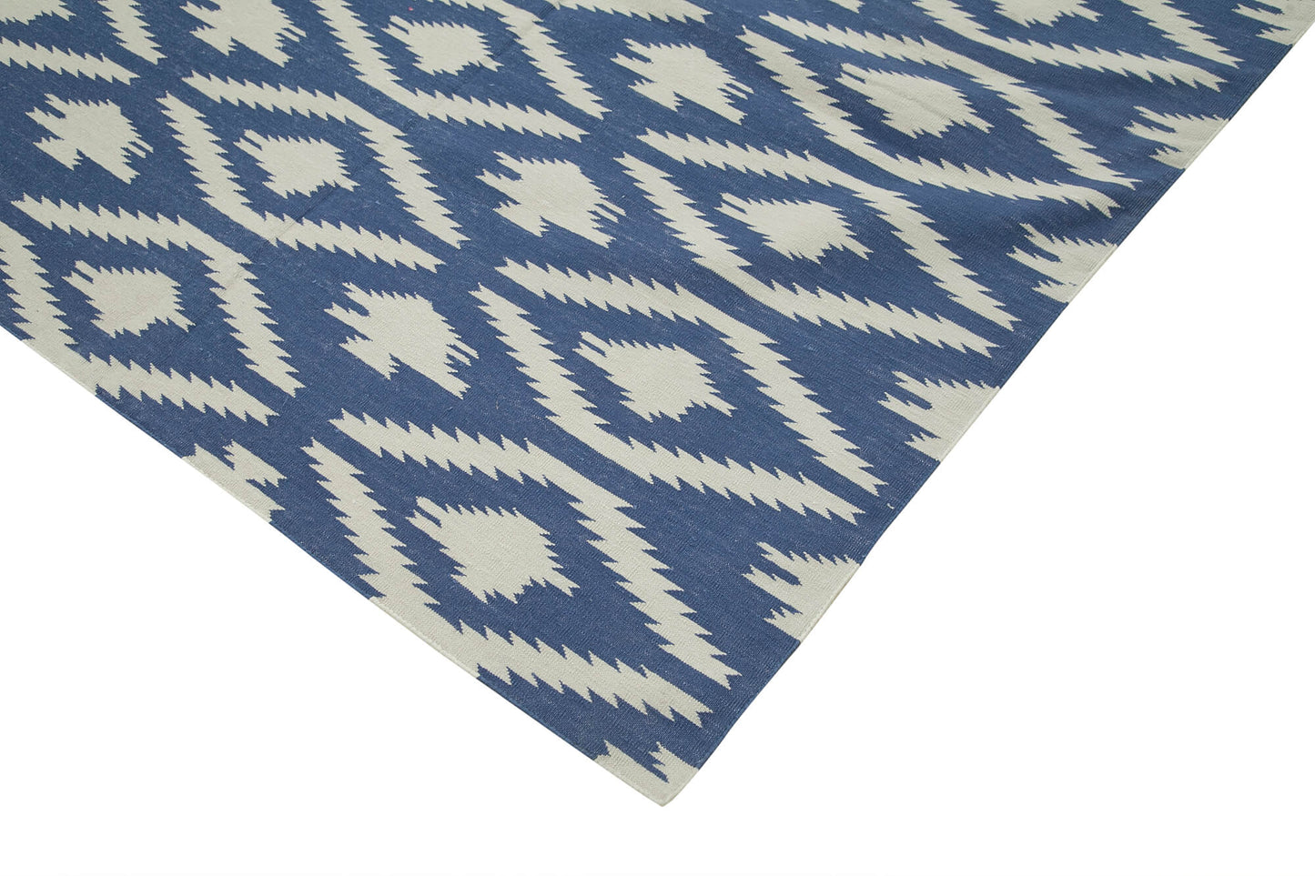 9x12 Blue Dhurrie Rug - 32694