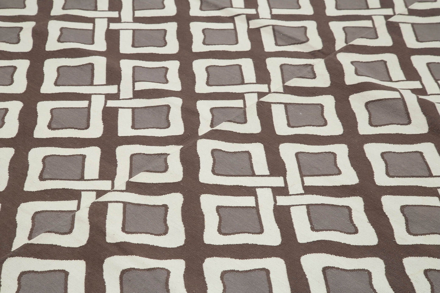 9x12 Brown Dhurrie Rug - 32697