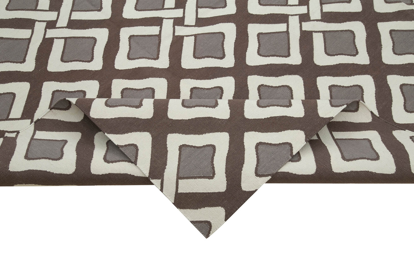 9x12 Brown Dhurrie Rug - 32697