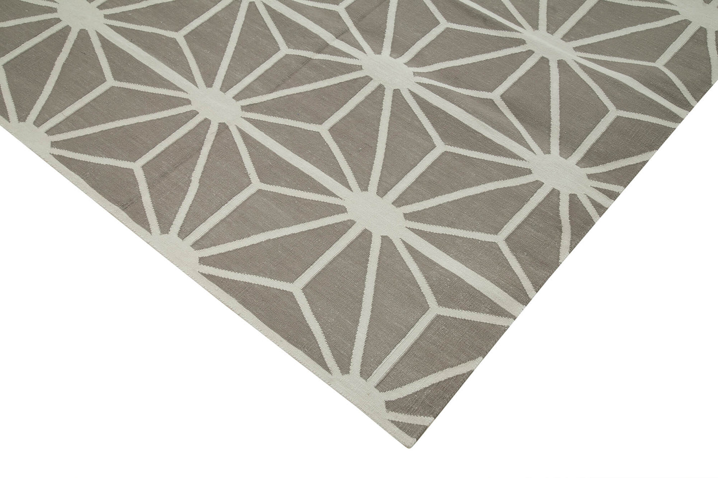 9x12 Grey Dhurrie Rug - 32698