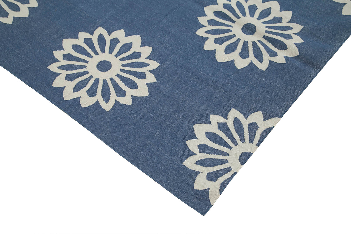 9x12 Blue Dhurrie Rug - 32700