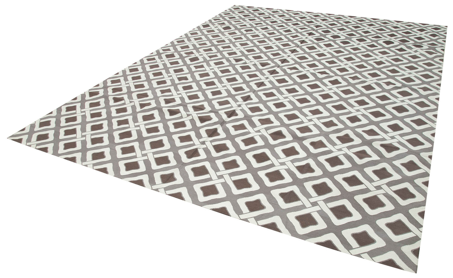 9x12 Brown Dhurrie Rug - 32702