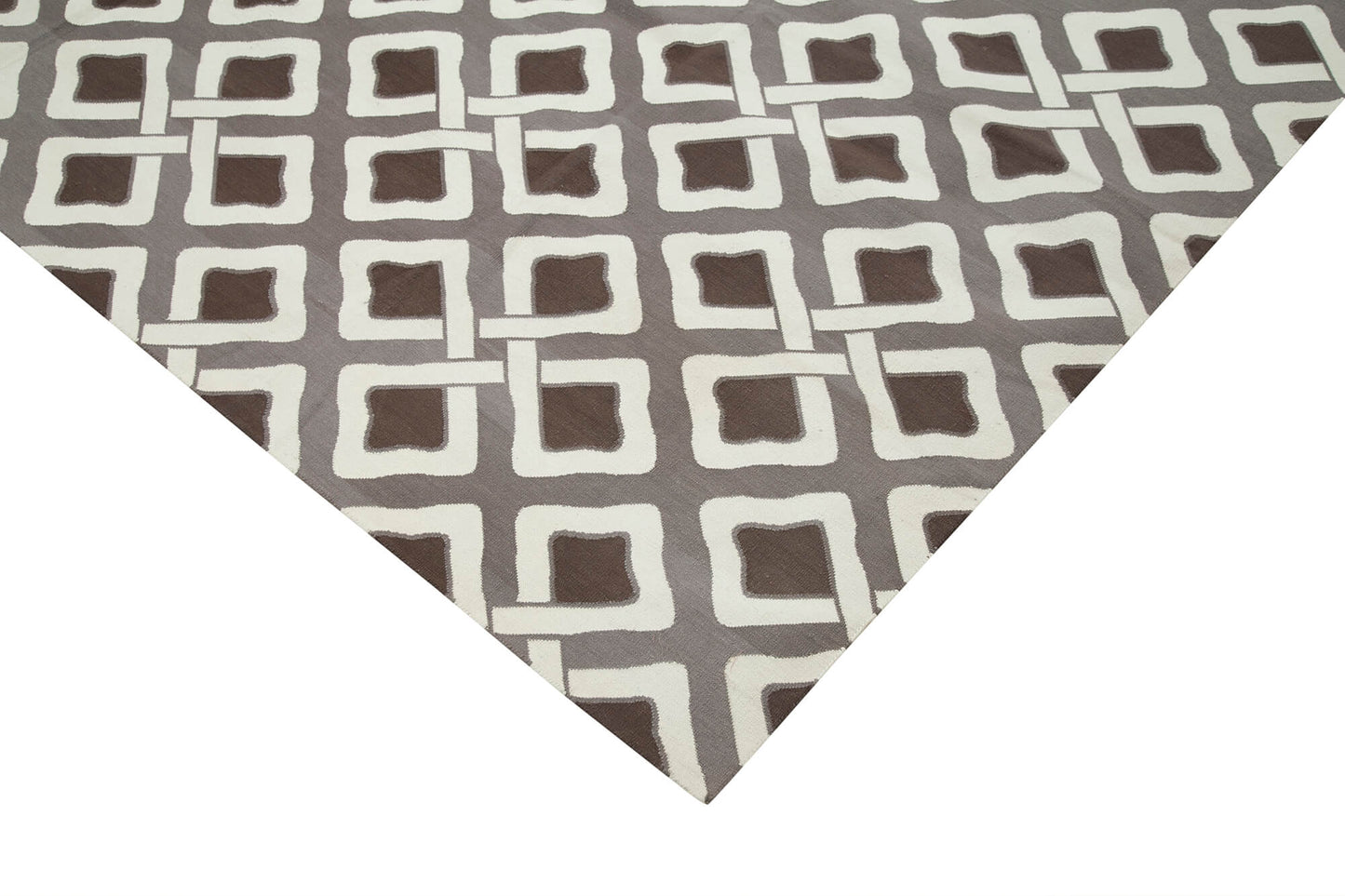 9x12 Brown Dhurrie Rug - 32702