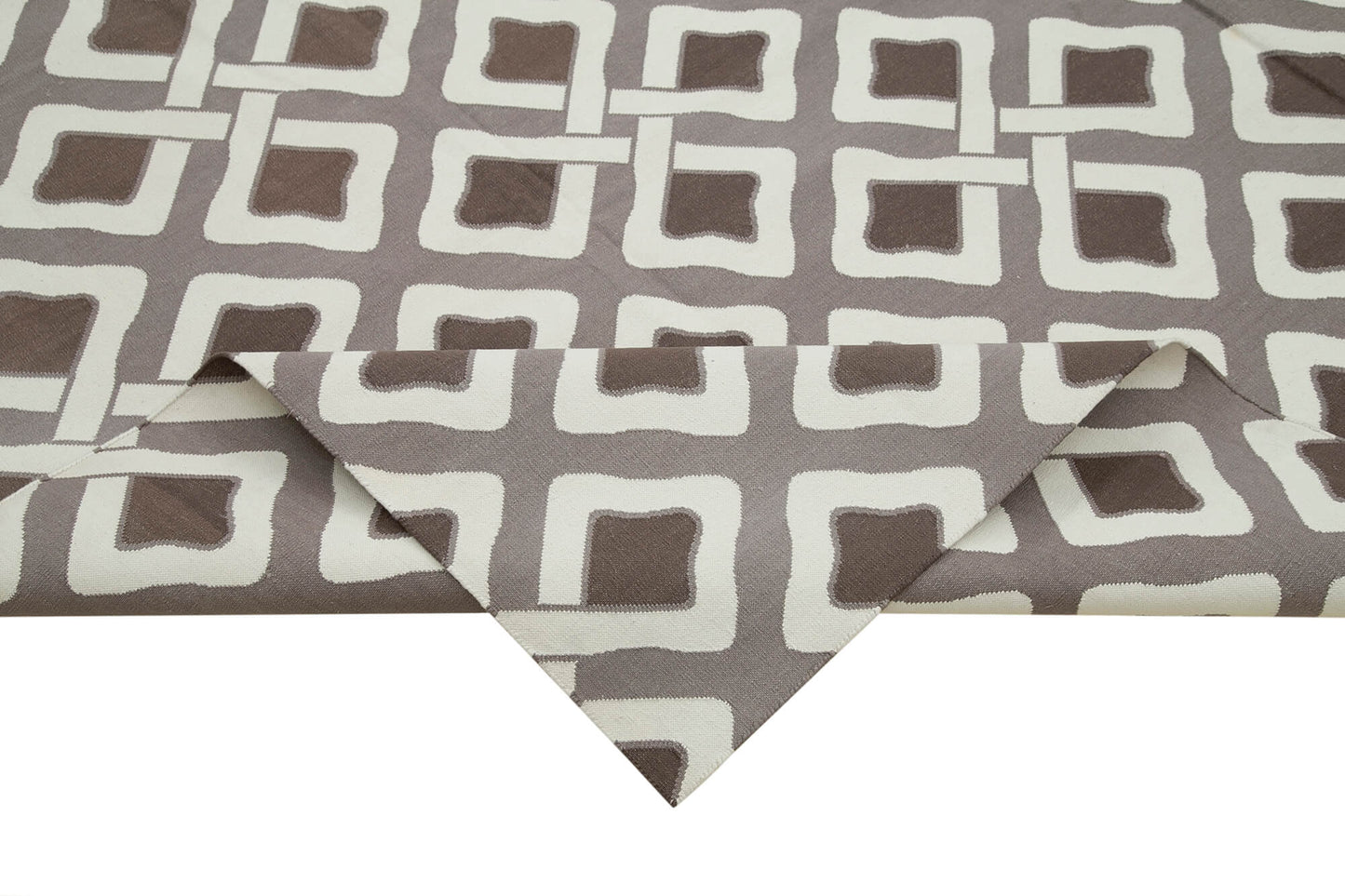 9x12 Brown Dhurrie Rug - 32702