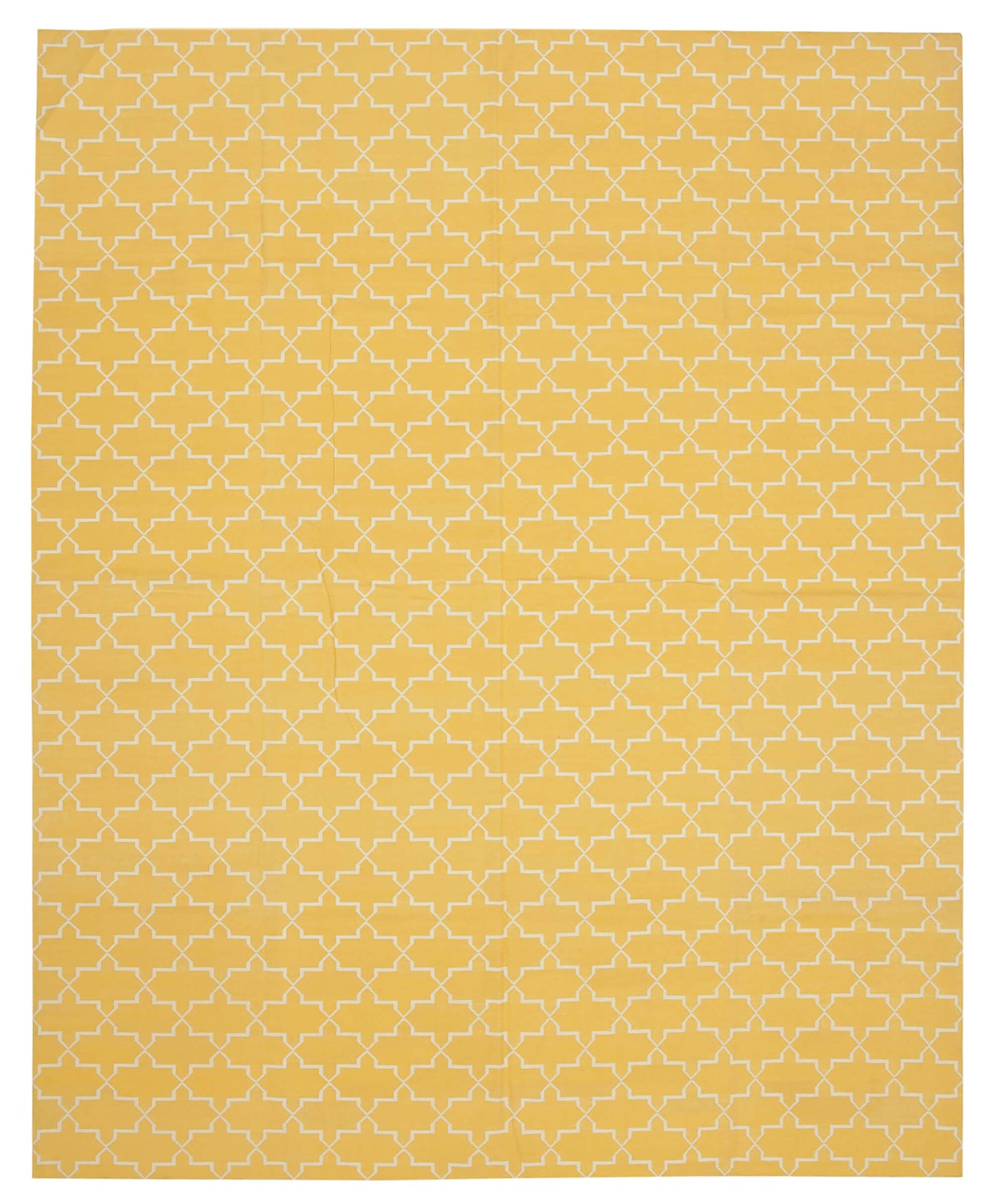 9x12 Yellow Dhurrie Rug - 32704