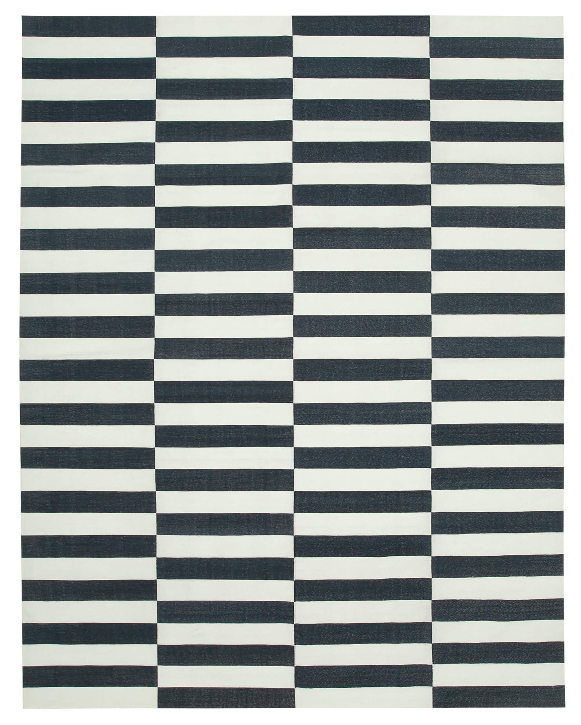 9x12 Black Dhurrie Rug - 32705