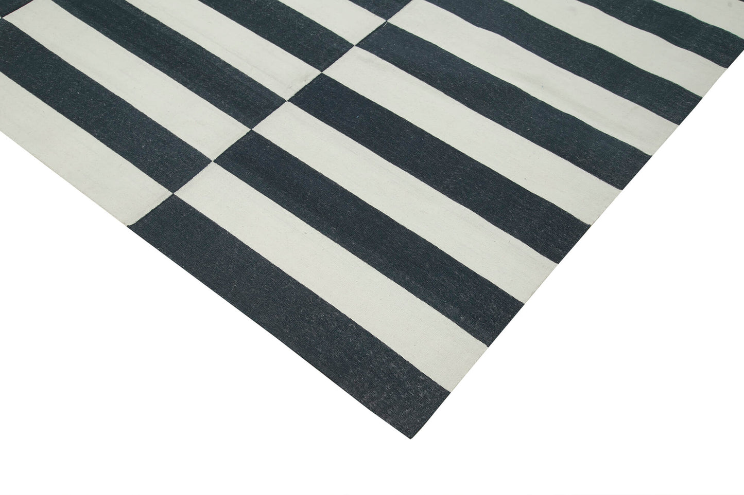 9x12 Black Dhurrie Rug - 32705