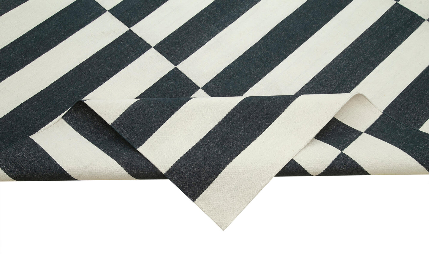 9x12 Black Dhurrie Rug - 32705