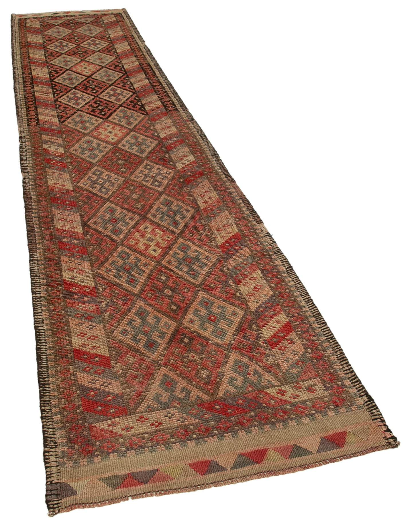 3x14 Beige Boho Runner Rugs - 32726