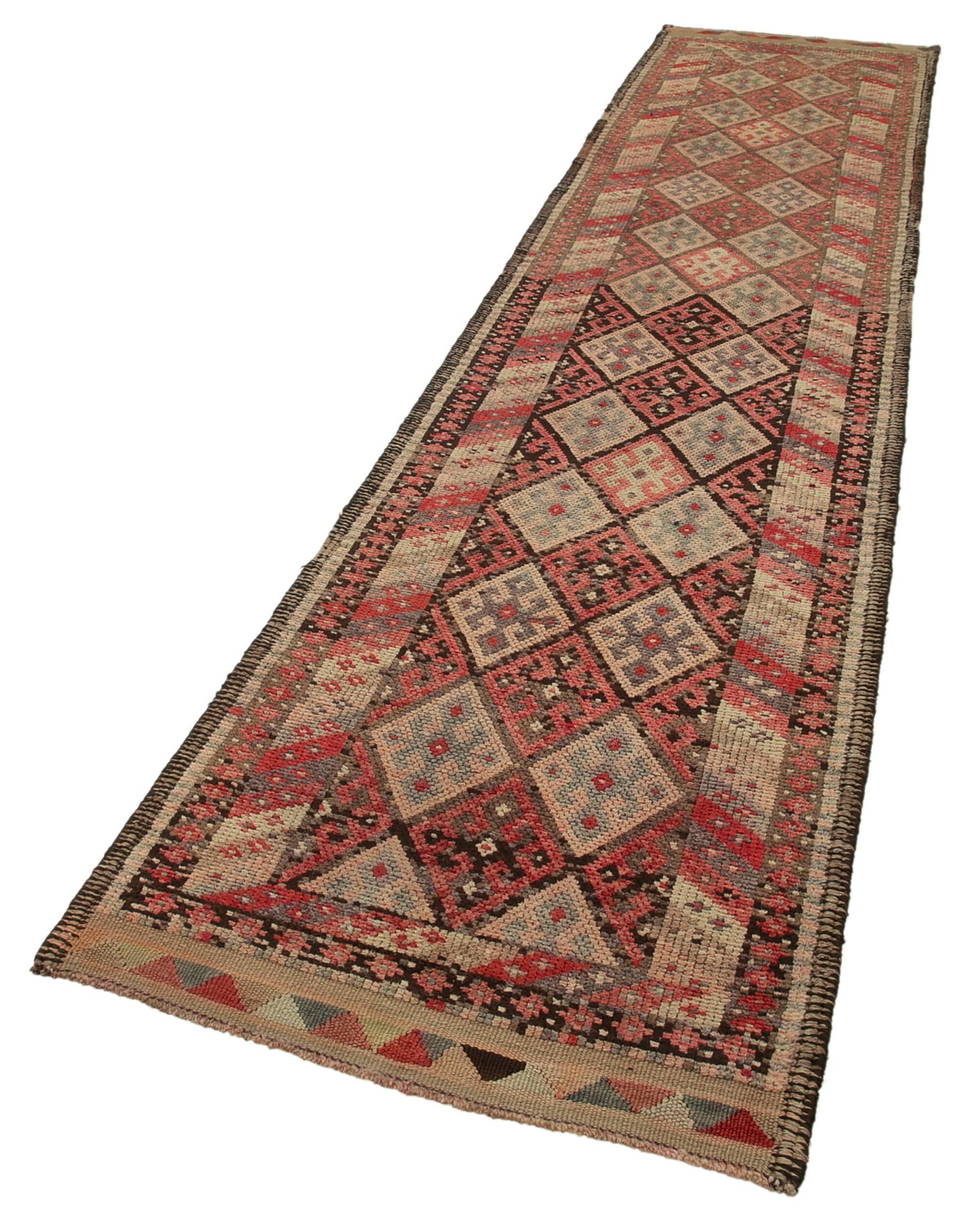 3x14 Beige Boho Runner Rugs - 32726