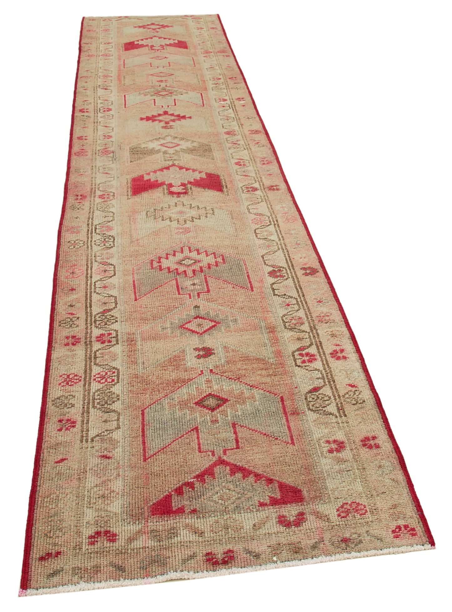 3x13 Pink Boho Runner Rugs - 32731