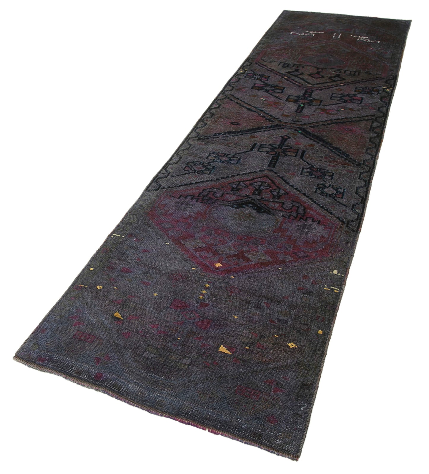 3x10 Purple Boho Runner Rugs - 32744