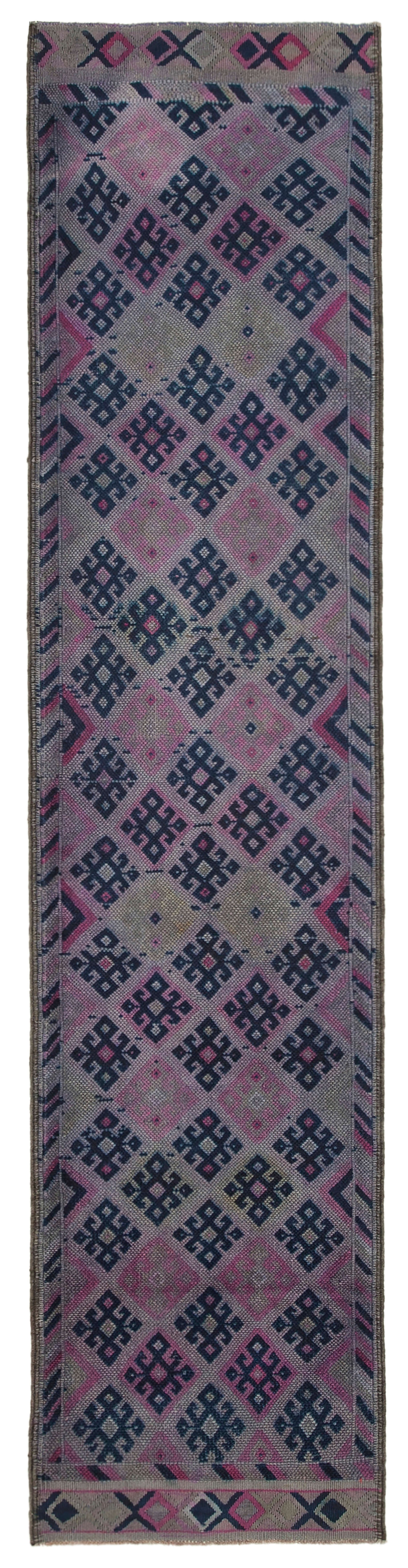 3x13 Purple Boho Runner Rugs - 32752