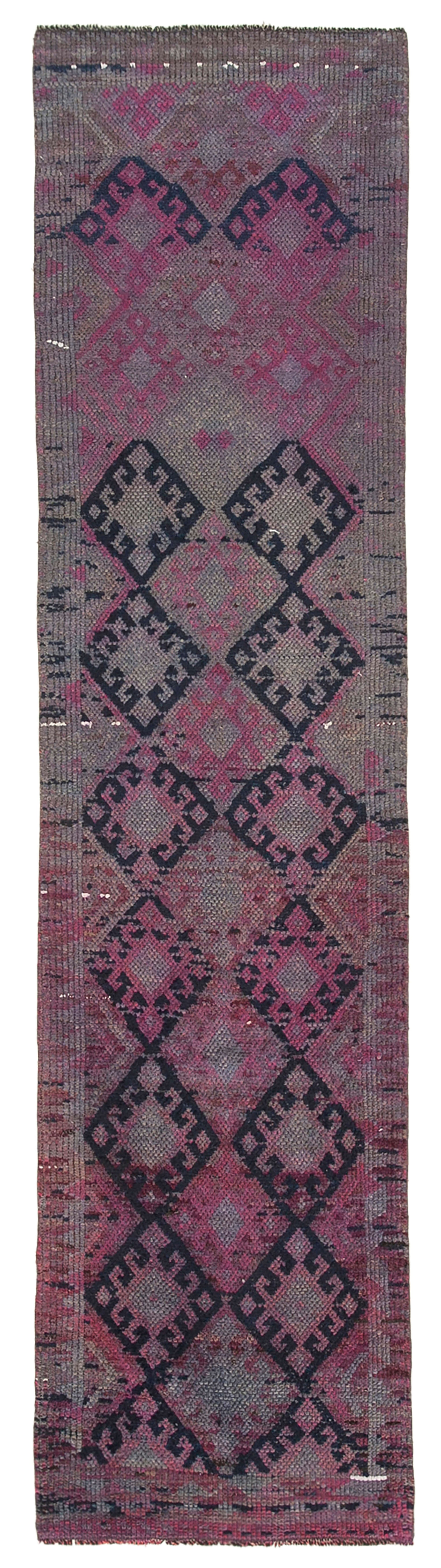 3x10 Purple Boho Runner Rugs - 32779