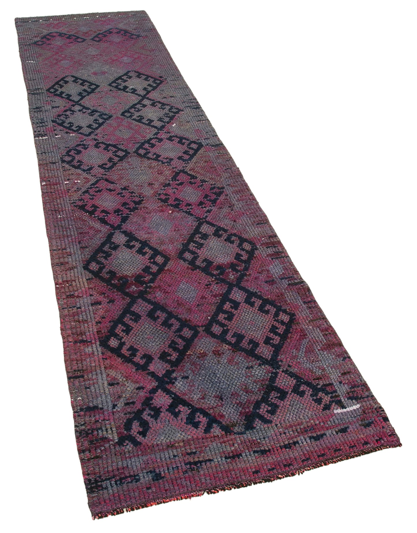 3x10 Purple Boho Runner Rugs - 32779