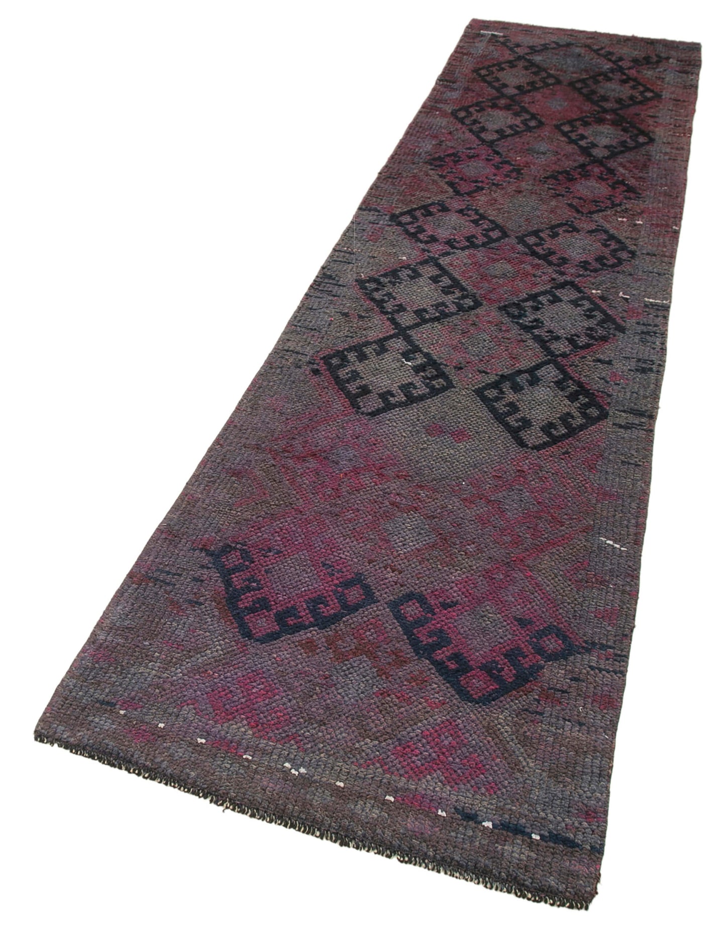 3x10 Purple Boho Runner Rugs - 32779