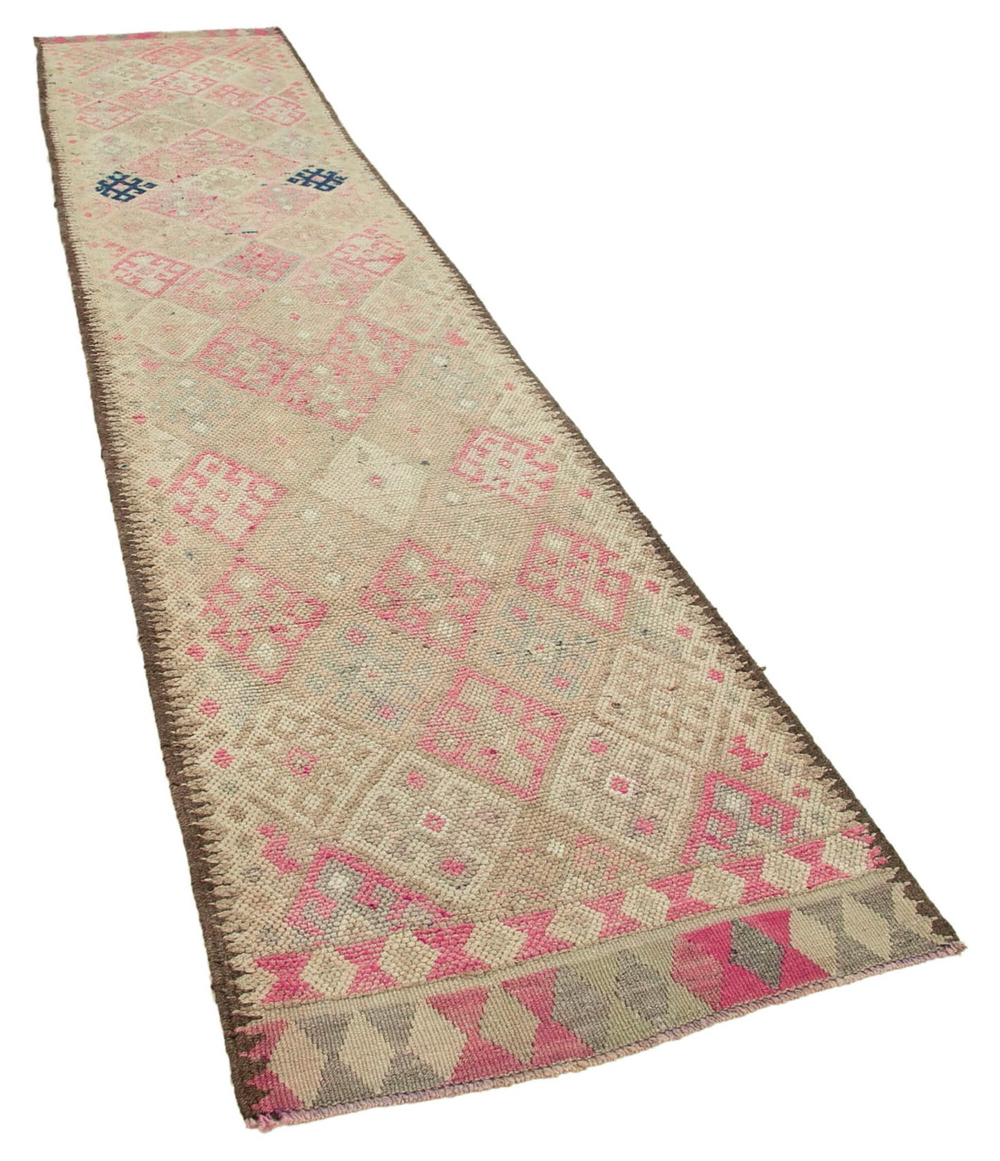 3x14 Beige Boho Runner Rugs - 32800