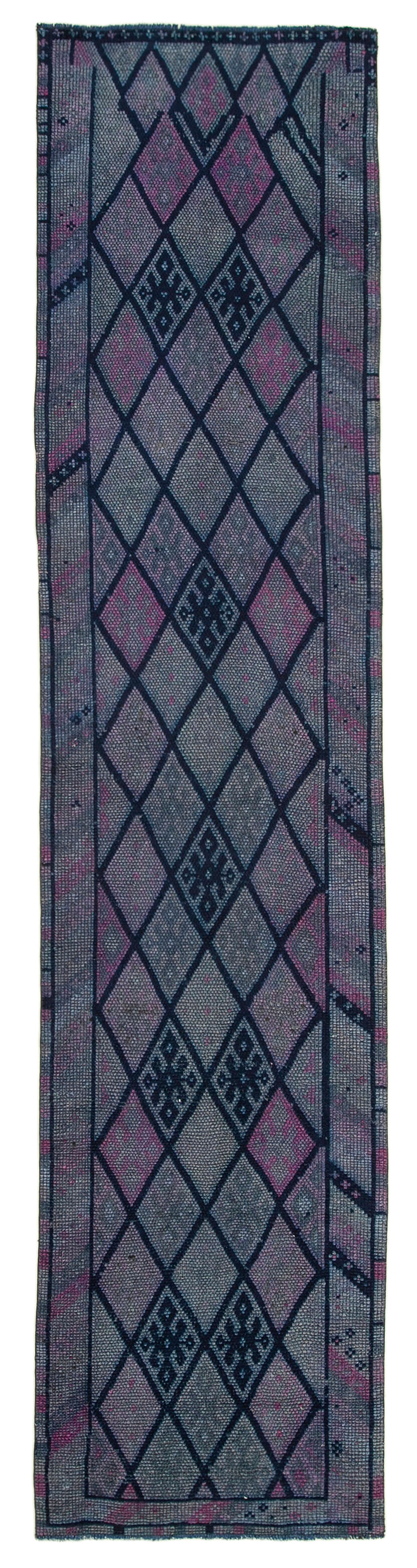 3x12 Purple Boho Runner Rugs - 32816