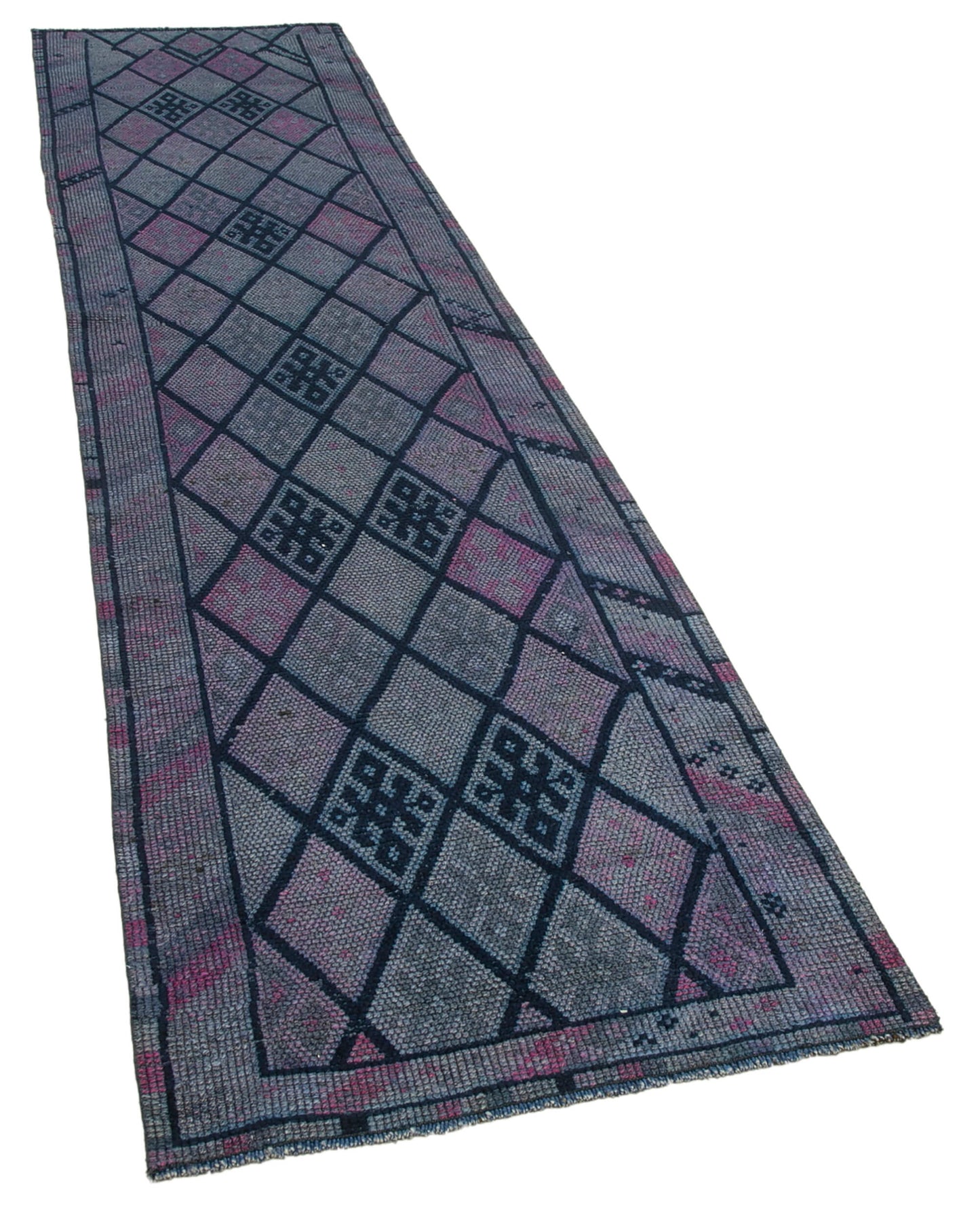 3x12 Purple Boho Runner Rugs - 32816