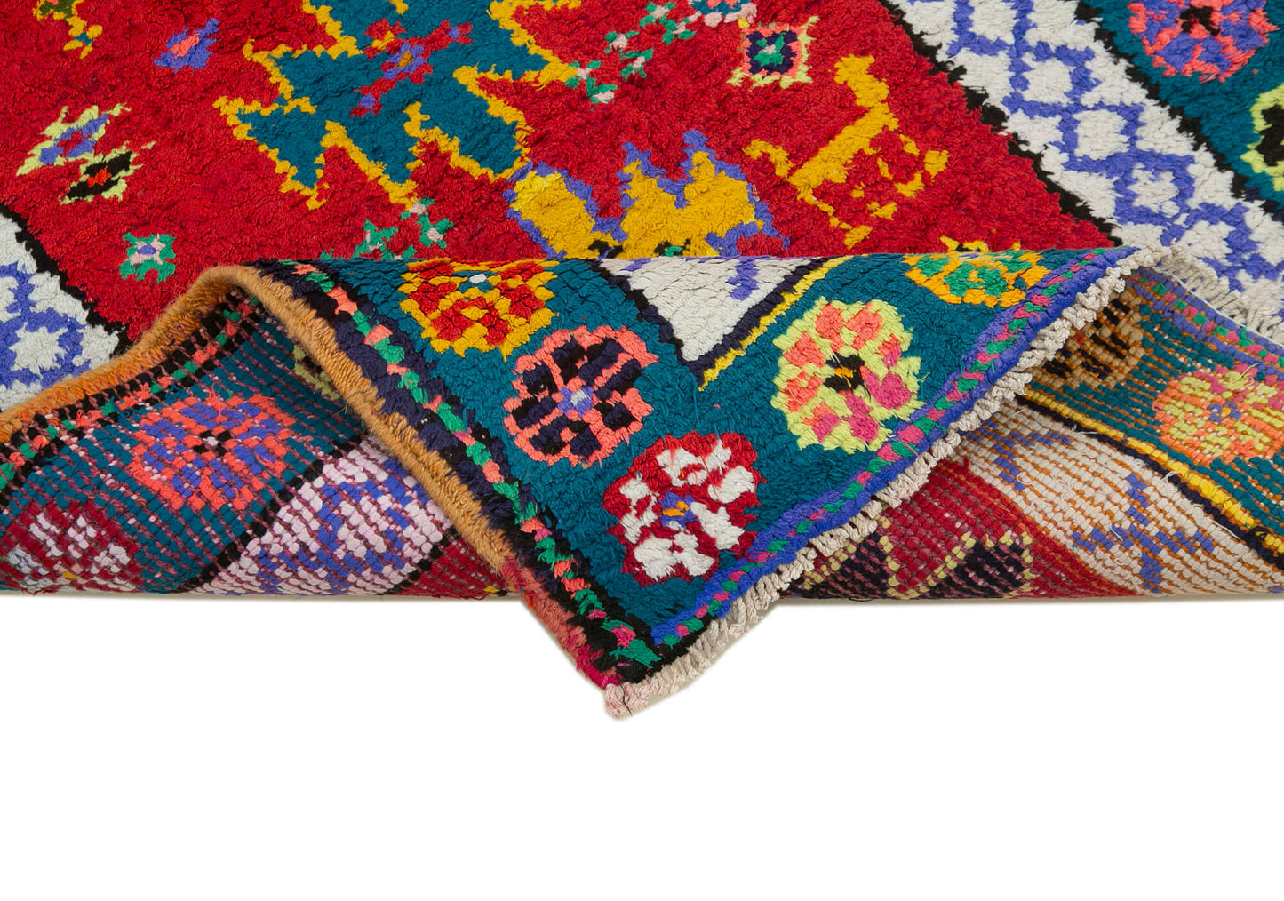 3x12 Red Boho Runner Rugs - 32835