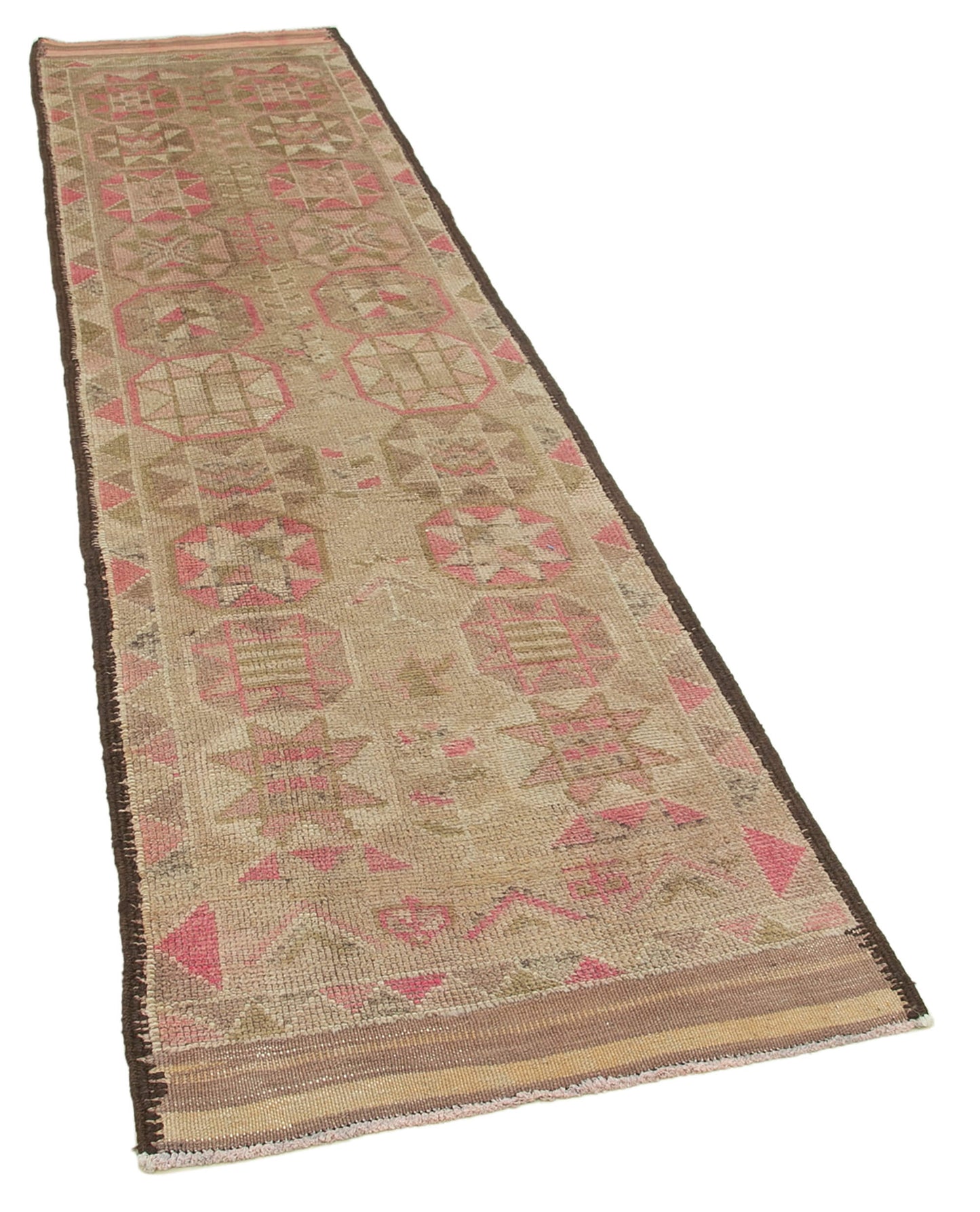 3x11 Beige Boho Runner Rugs - 32836