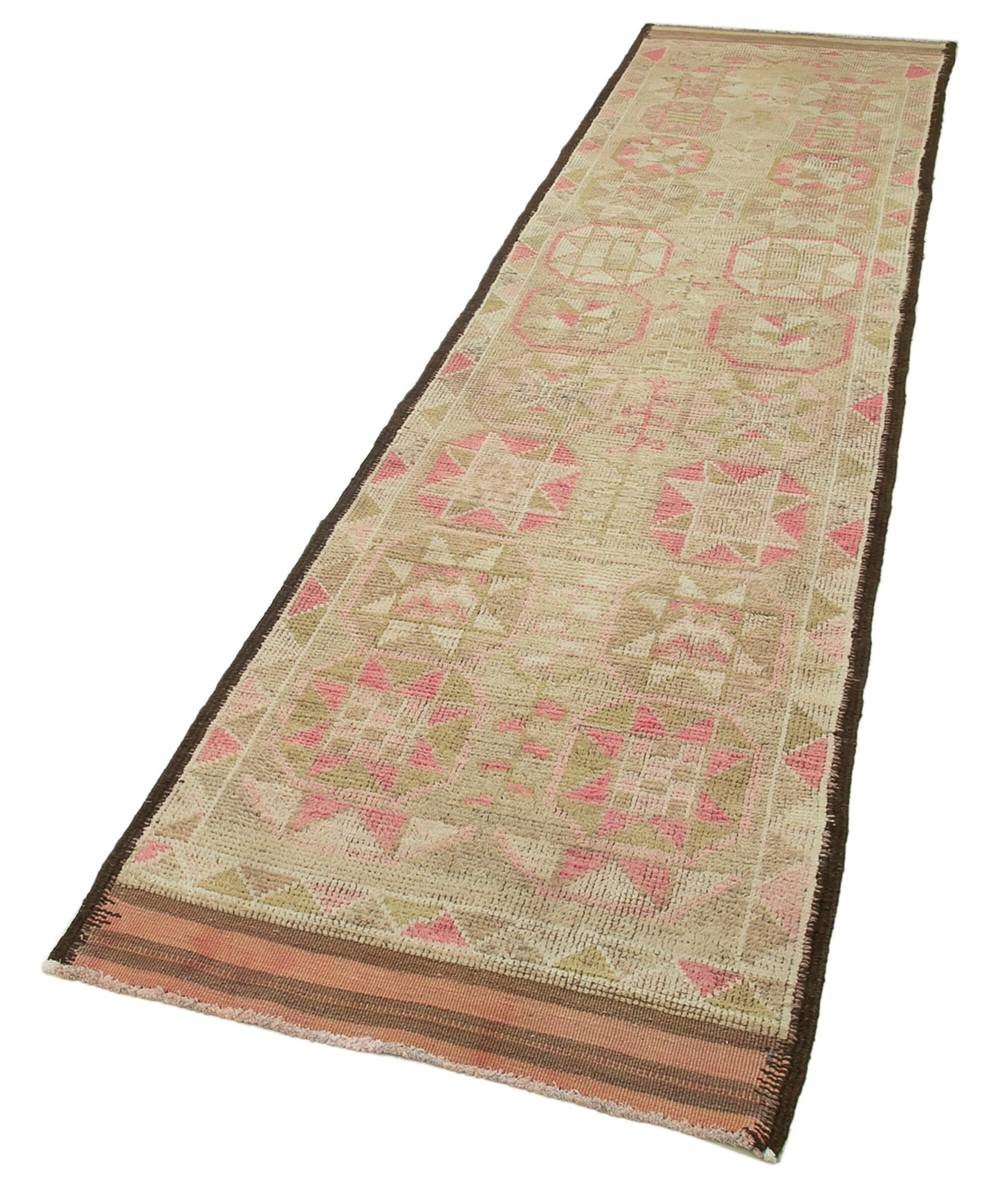 3x11 Beige Boho Runner Rugs - 32836