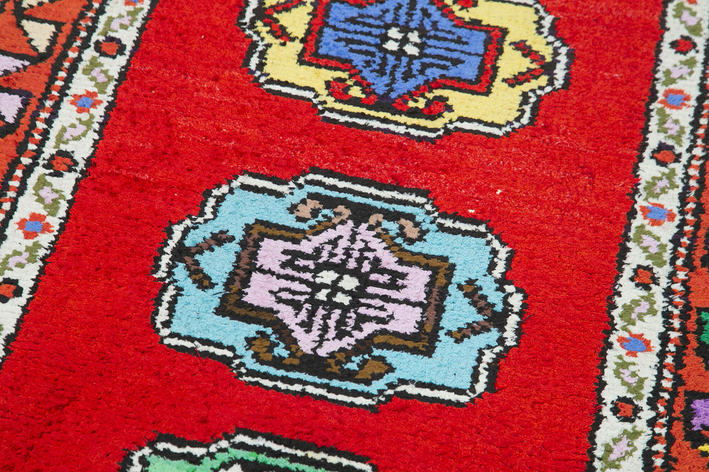 3x12 Red Boho Runner Rugs - 32839