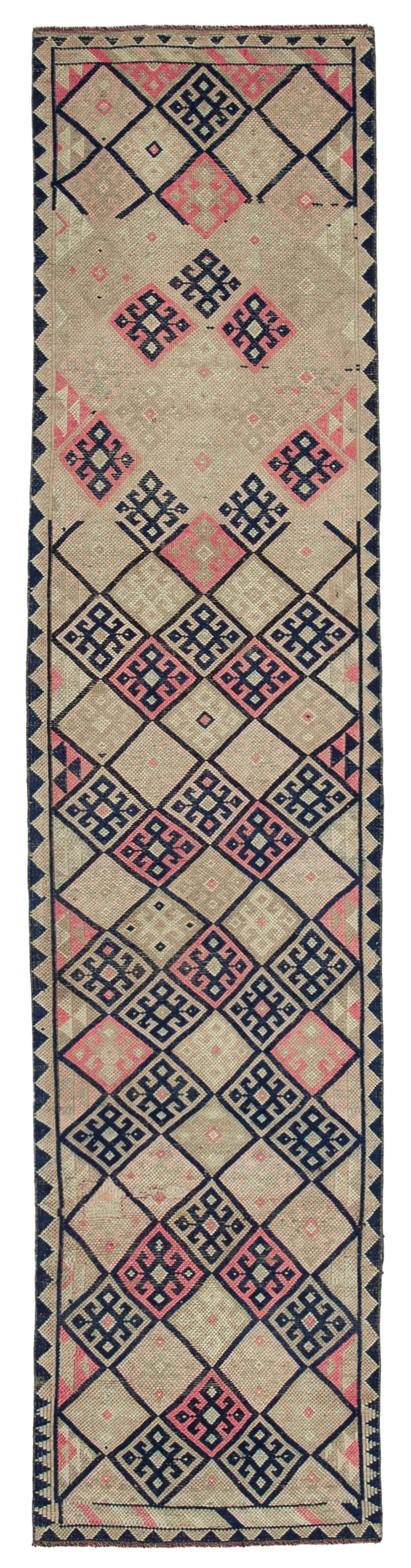 3x12 Beige Boho Runner Rugs - 32866