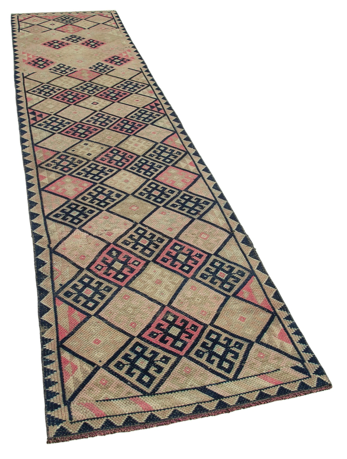 3x12 Beige Boho Runner Rugs - 32866