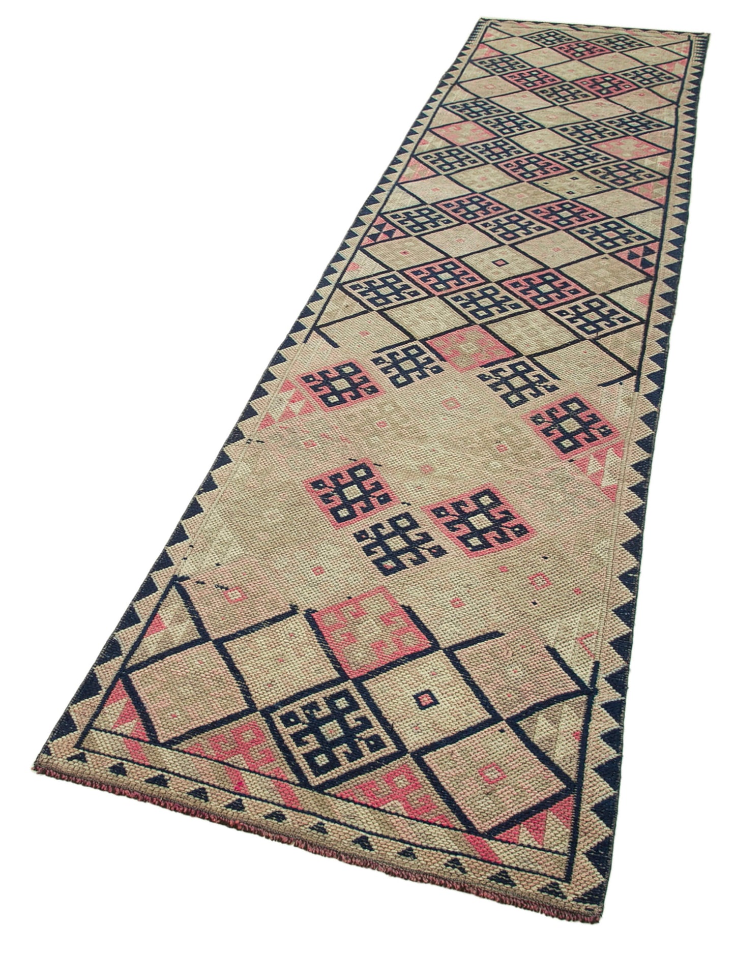 3x12 Beige Boho Runner Rugs - 32866