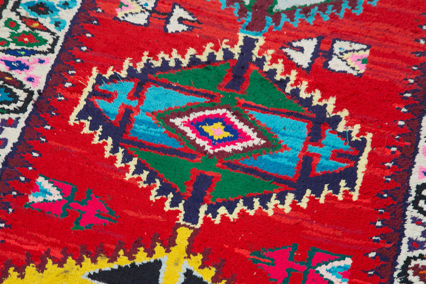 3x12 Red Boho Runner Rugs - 32869