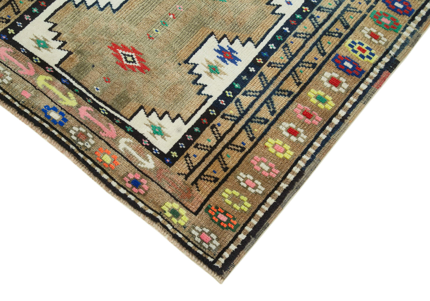 3x12 Beige Boho Runner Rugs - 32872