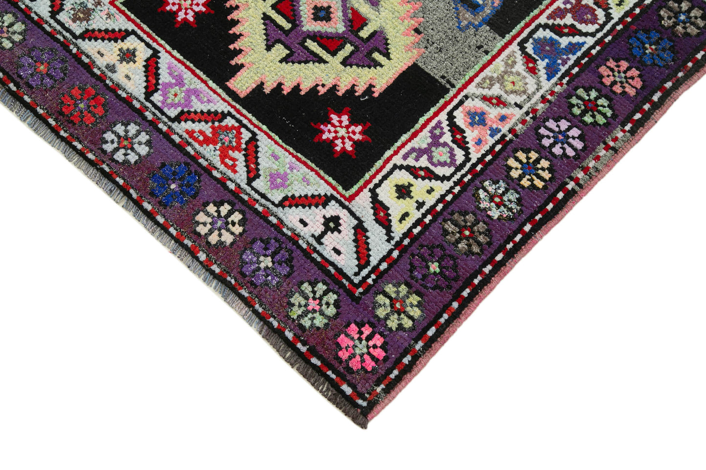 3x13 Purple Boho Runner Rugs - 32899