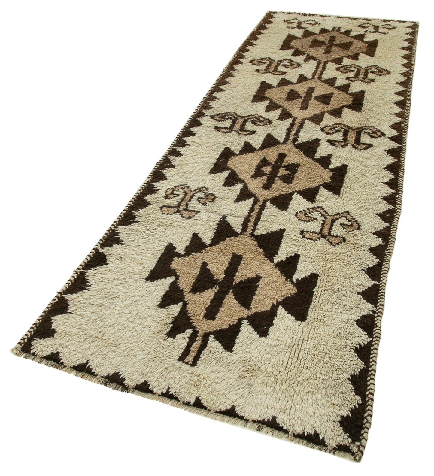 3x10 Beige Boho Runner Rugs - 32900