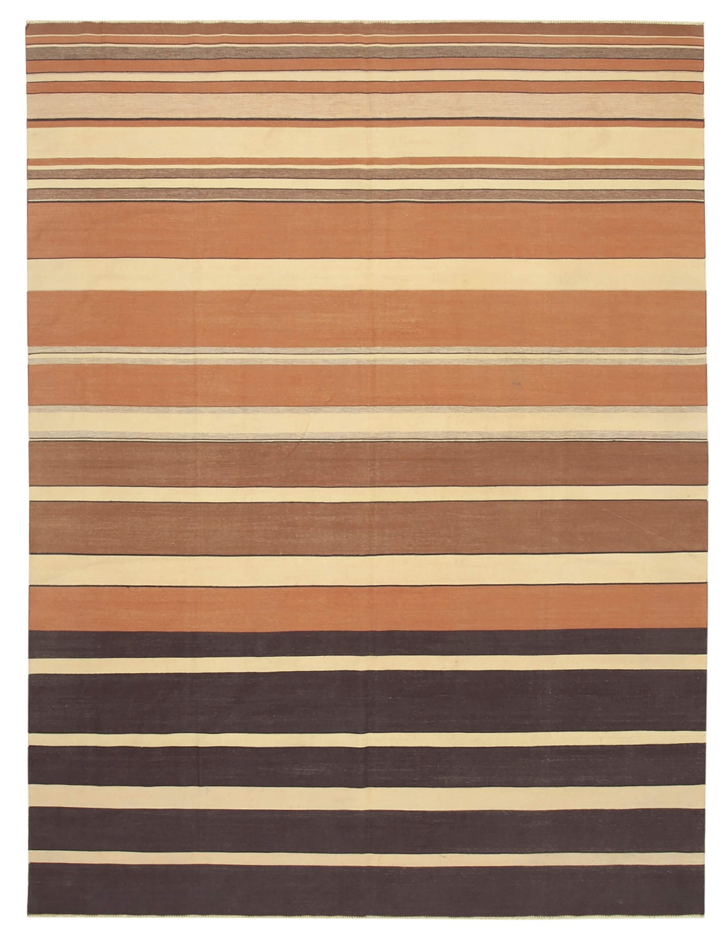 9x12 Brown Dhurrie Rug - 32922