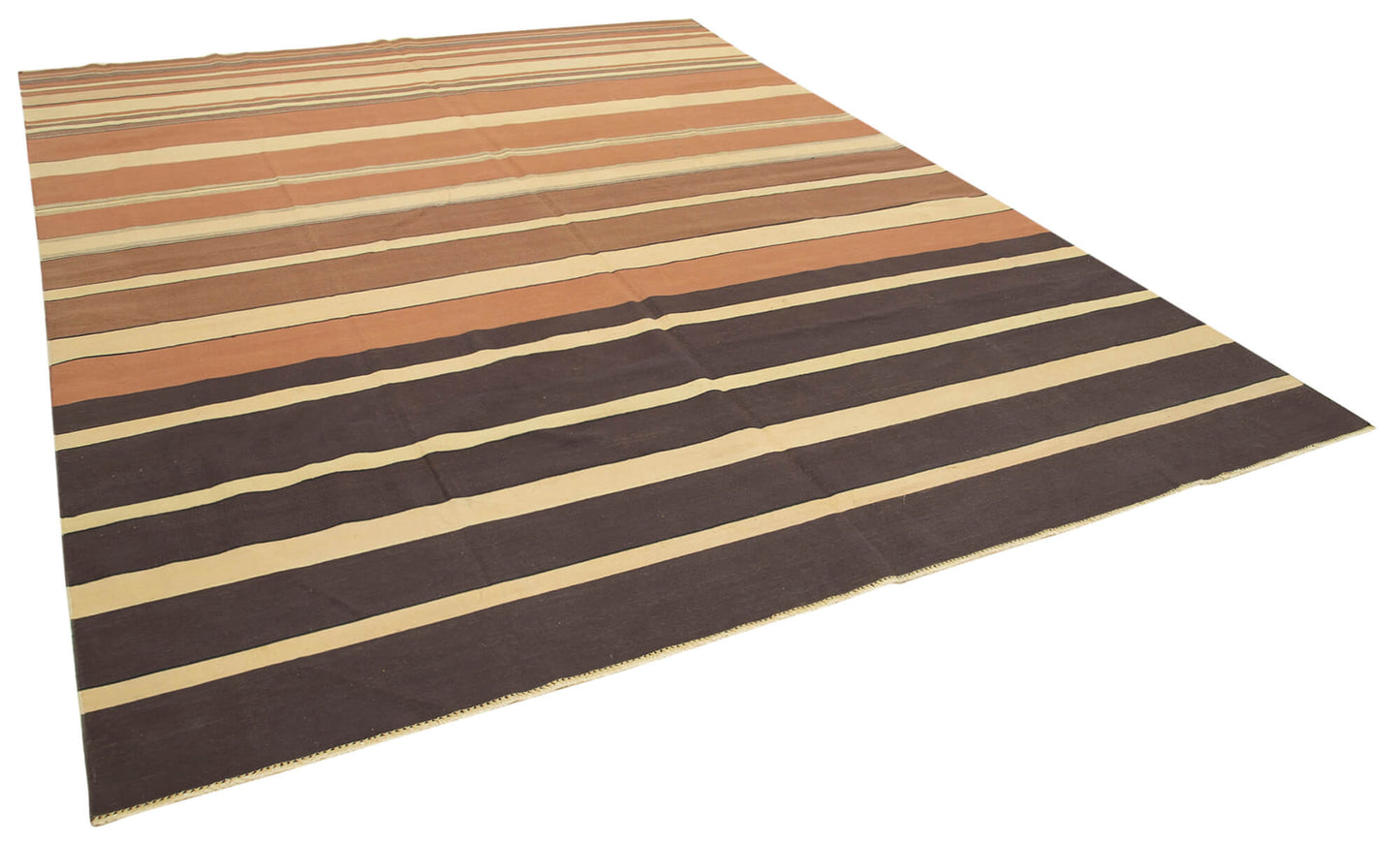 9x12 Brown Dhurrie Rug - 32922