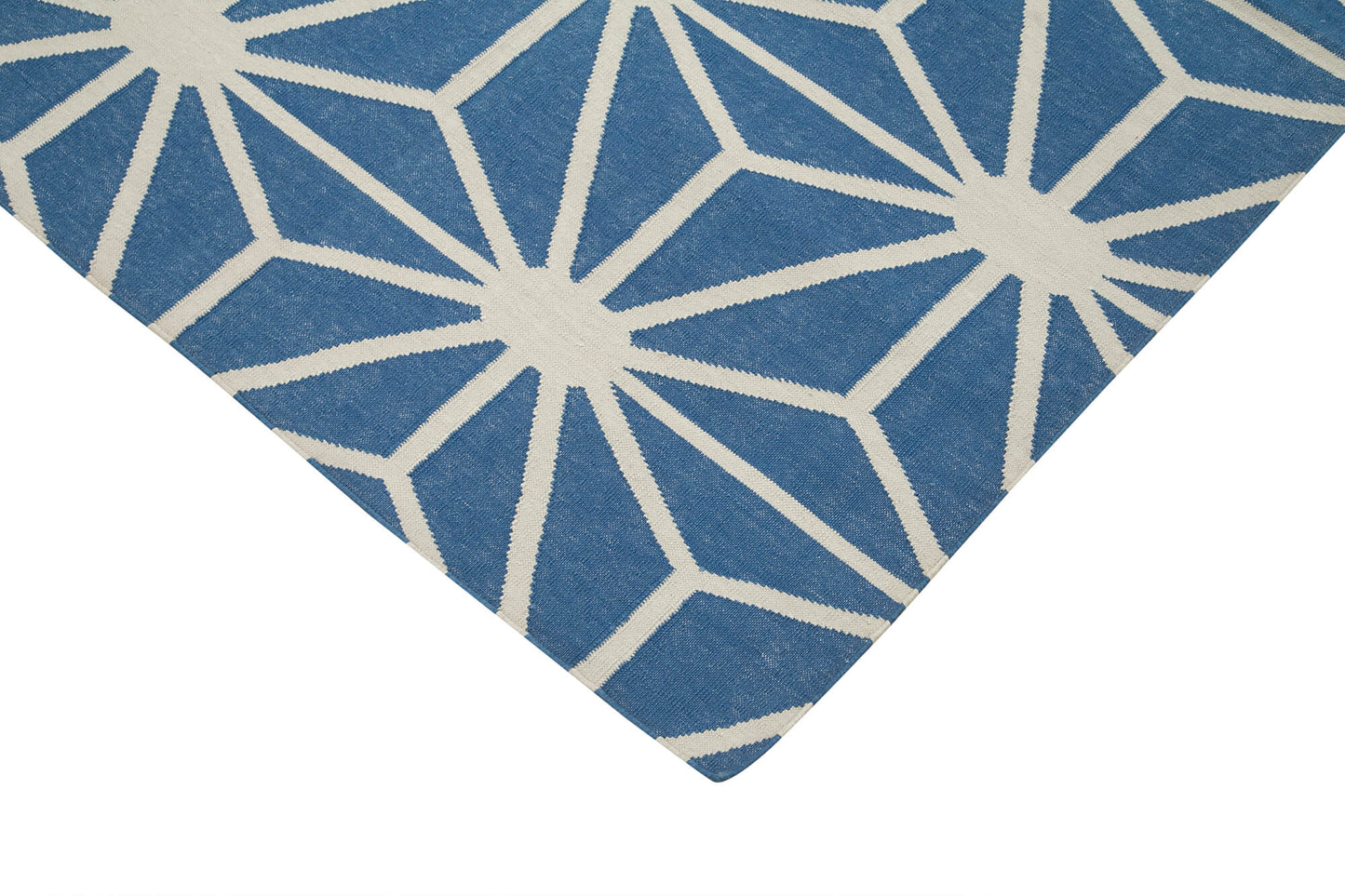 4x5 Blue Dhurrie Rug - 32927